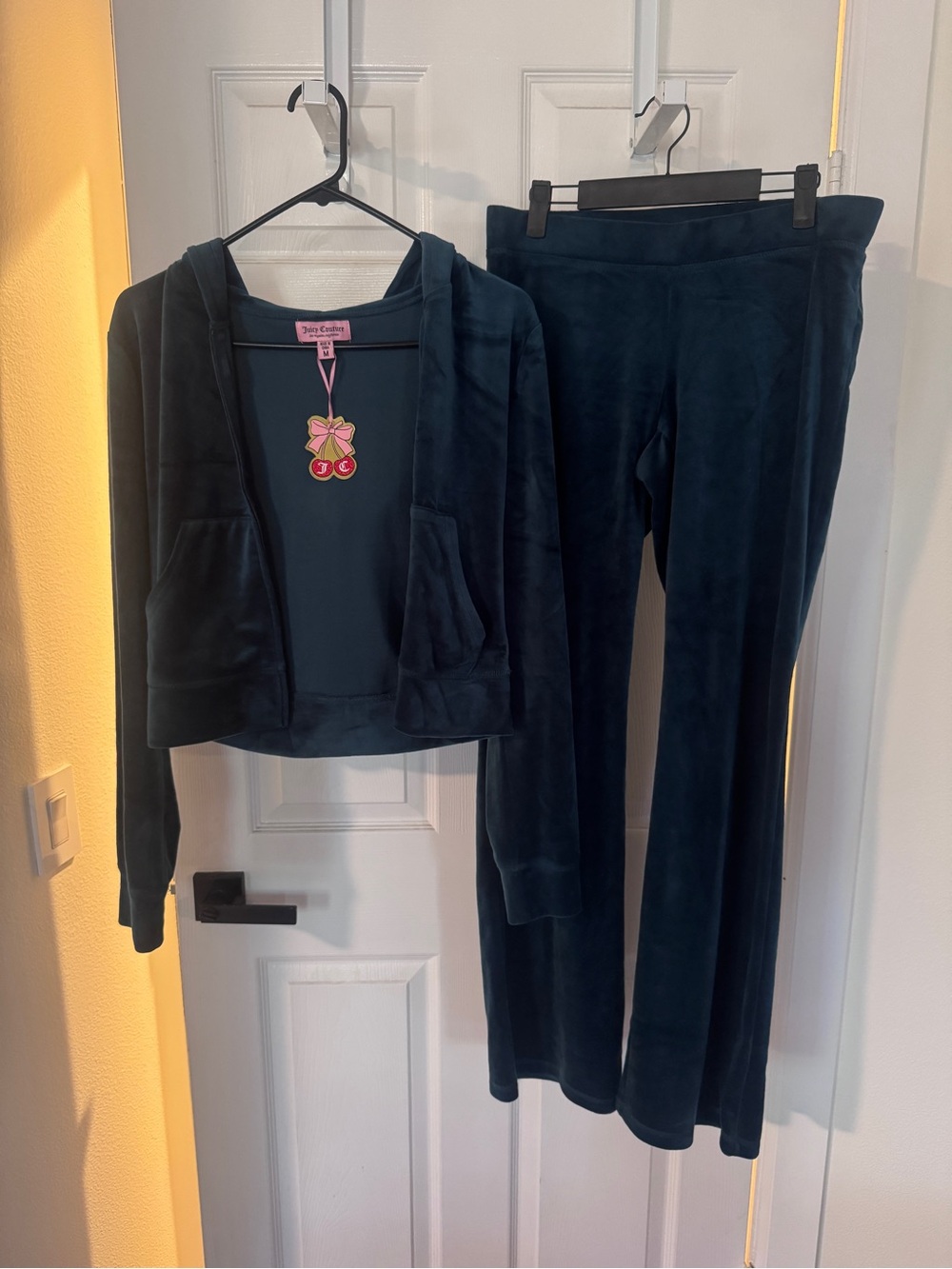 Juicy Couture Velour Hoodie & Pants Set
